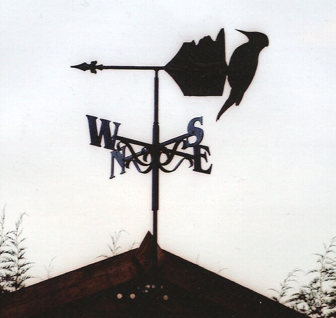 Bird weather vane